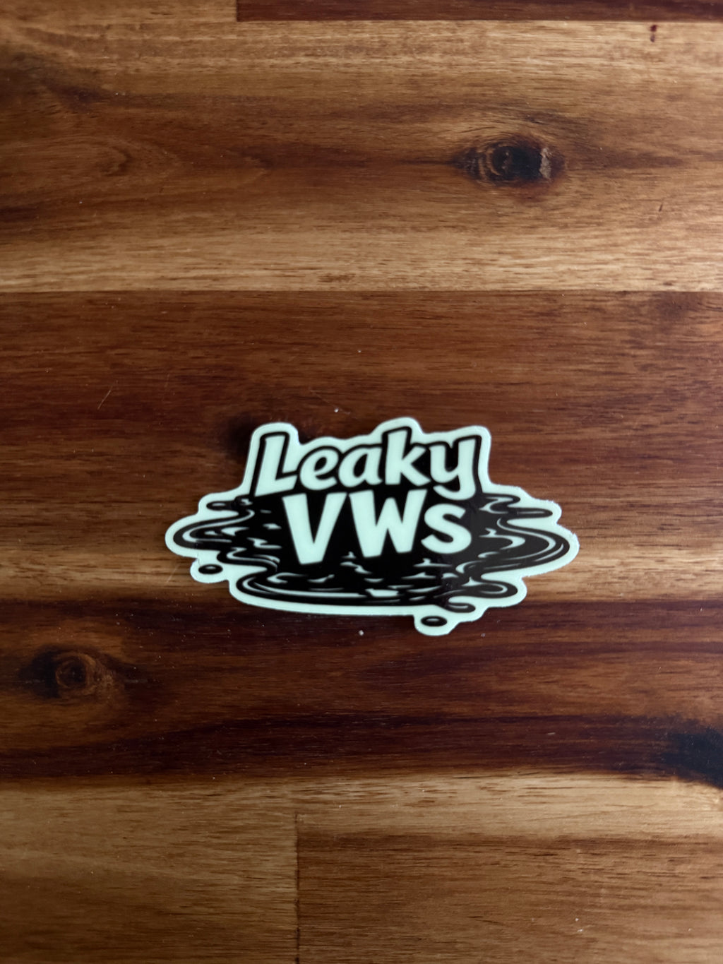 Leaky VWs Sticker Glow in the Dark