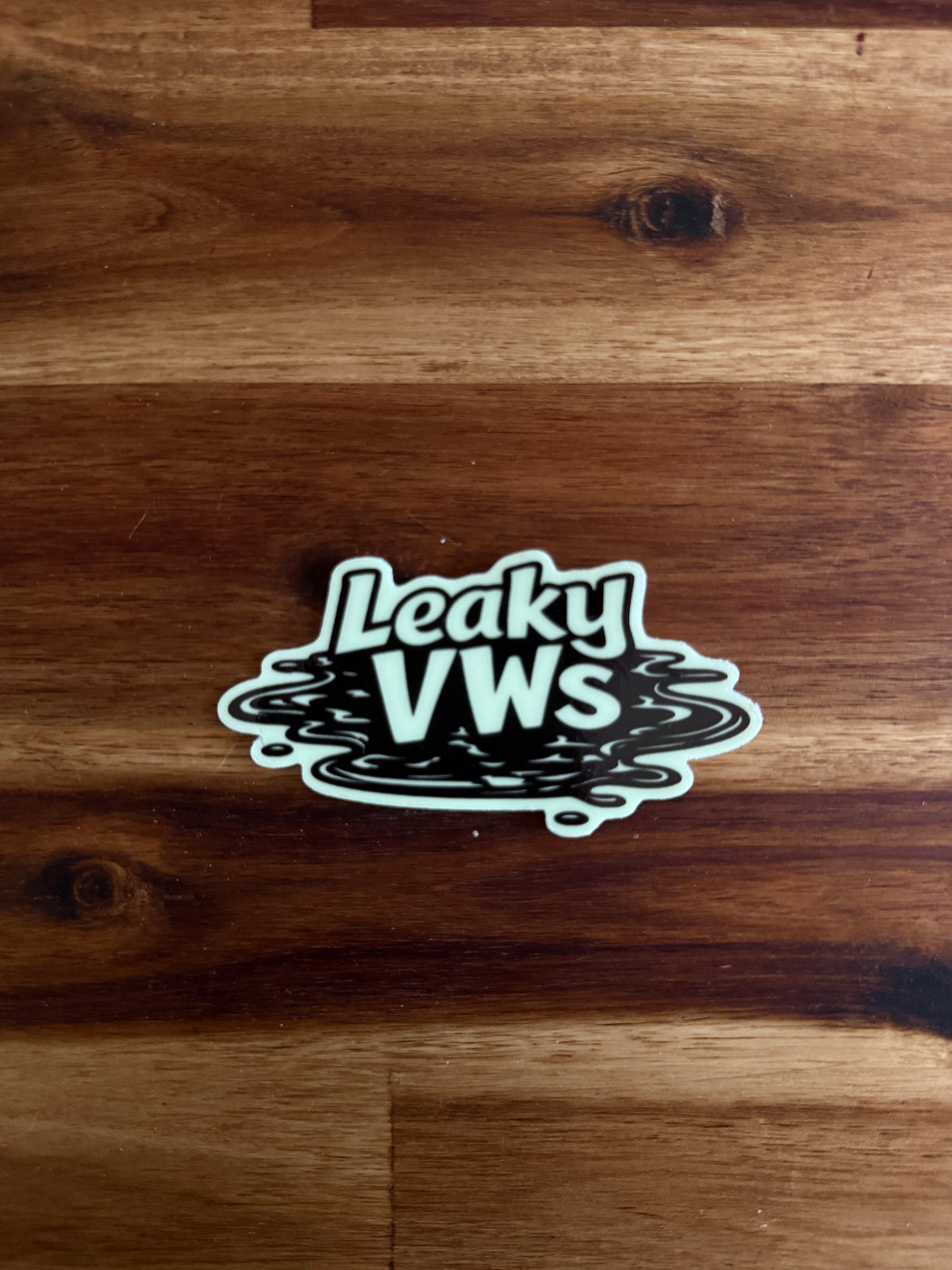 Leaky VWs Sticker Glow in the Dark